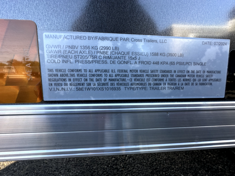new Cargo (Enclosed) Trailers Cross Trailers  for sale, in Warren, OH Thumbnail 10