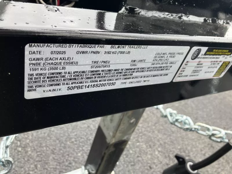new Cargo (Enclosed) Trailers Belmont  for sale, in Warren, OH Thumbnail 16