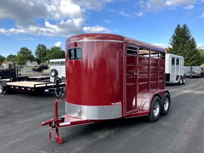 2026 Calico Trailers 6' x 6'6" x 12' 2 Horse Stock Combo Trailer