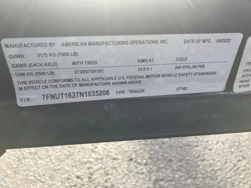 used Utility Trailers AMO  for sale, in Warren, OH Thumbnail 7