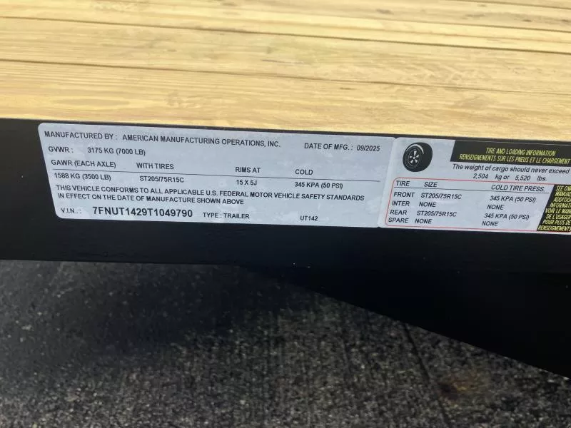 new Utility Trailers AMO  for sale, in Warren, OH Thumbnail 7