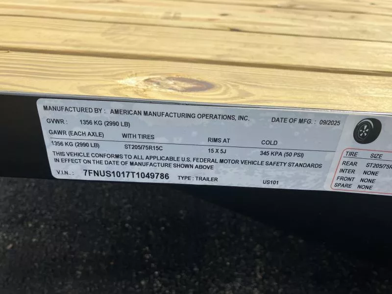 new Utility Trailers AMO  for sale, in Warren, OH Thumbnail 6