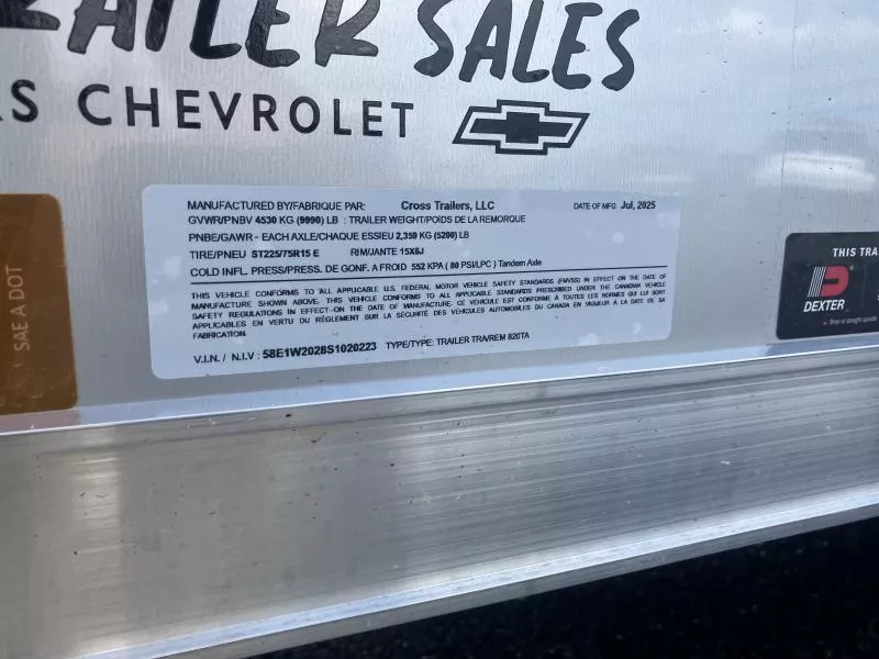 new Cargo (Enclosed) Trailers Cross Trailers  for sale, in Warren, OH Thumbnail 11