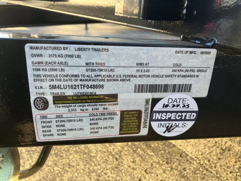 new Utility Trailers Liberty  for sale, in Warren, OH Thumbnail 10