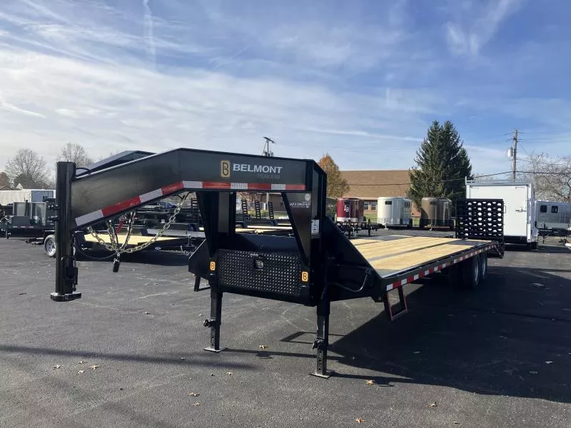 2026 Belmont 25'  + 5' Gooseneck Deckover Trailer (23k GVWR)