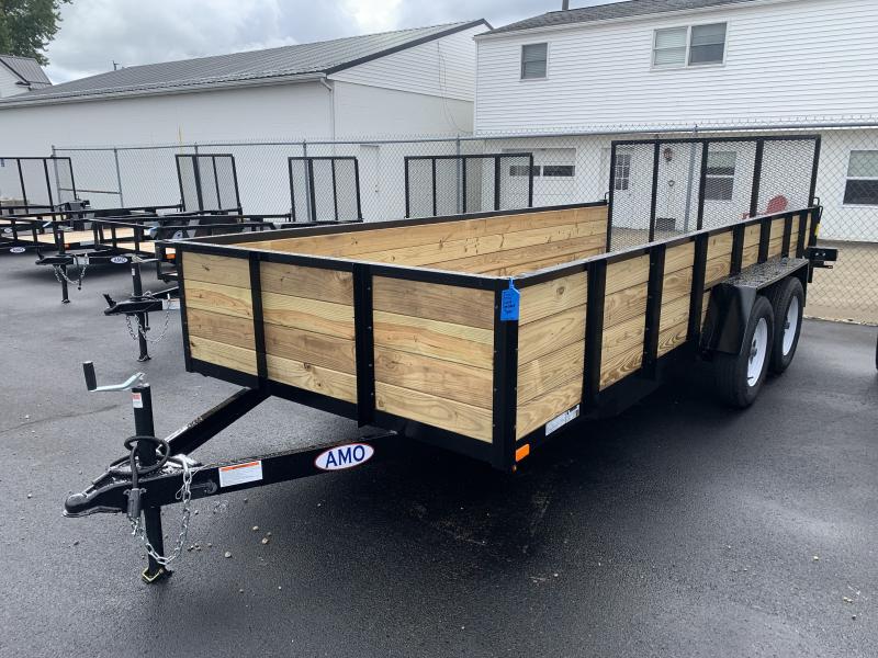 2022 AMO 6' x 16' High Side Utility Trailer 2022 AMO 6' x 16' High Side Utility Trailer