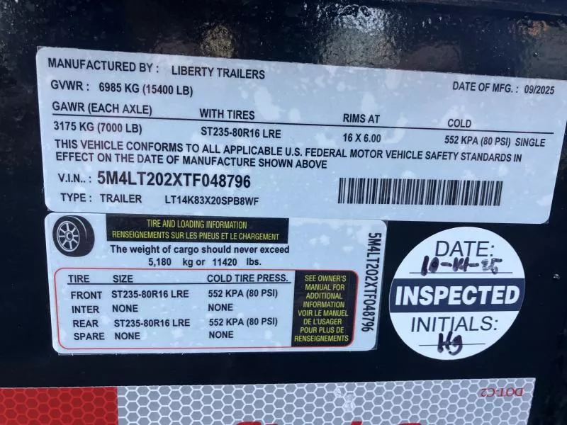 new Tilt Trailers Liberty  for sale, in Warren, OH Thumbnail 14