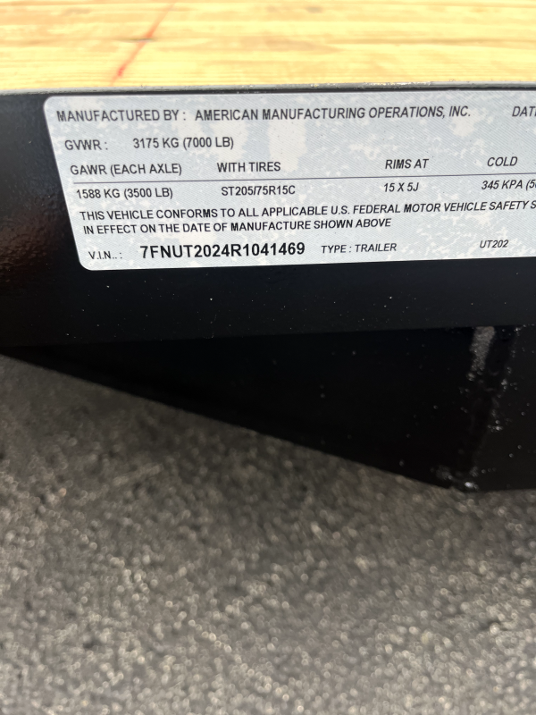 new Utility Trailers AMO  for sale, in Warren, OH Thumbnail 5