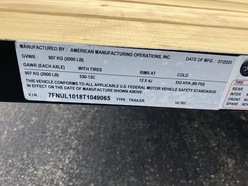 new Utility Trailers American Manufacturing Operations (AMO)  for sale, in Warren, OH Thumbnail 5