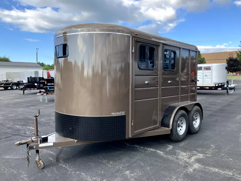 2026 Calico 6'8" x 7' x 13' 2 Horse Slant (Enclosed) Horse Trailer