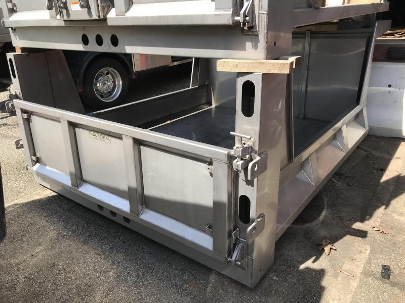 Industrial Metal 9 Stainless Steel Dump Bed Truck Bed Push N Pull Snow Plows Spreaders