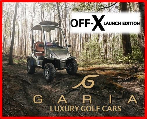 2021 GARIA OFF-X Limited Edition Electric Golf Cart 2021 GARIA OFF-X Limited Edition Electric Golf Cart