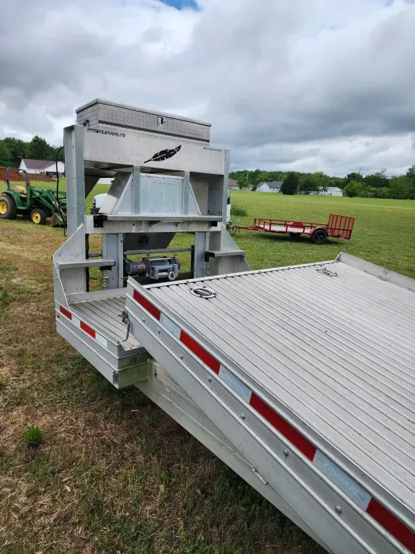 24 foot Featherlite Gooseneck tilt trailer