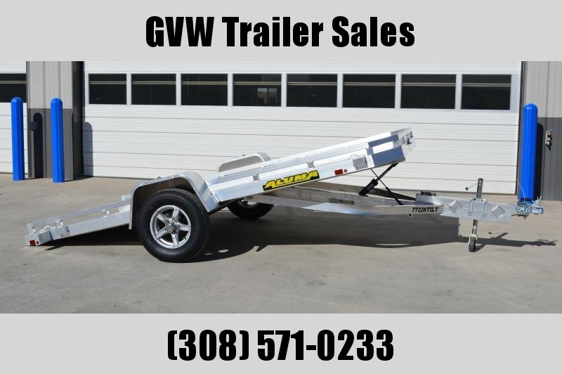 2023 Aluma 7712H-Tilt Utility Trailer 2023 Aluma 7712H-Tilt Utility Trailer